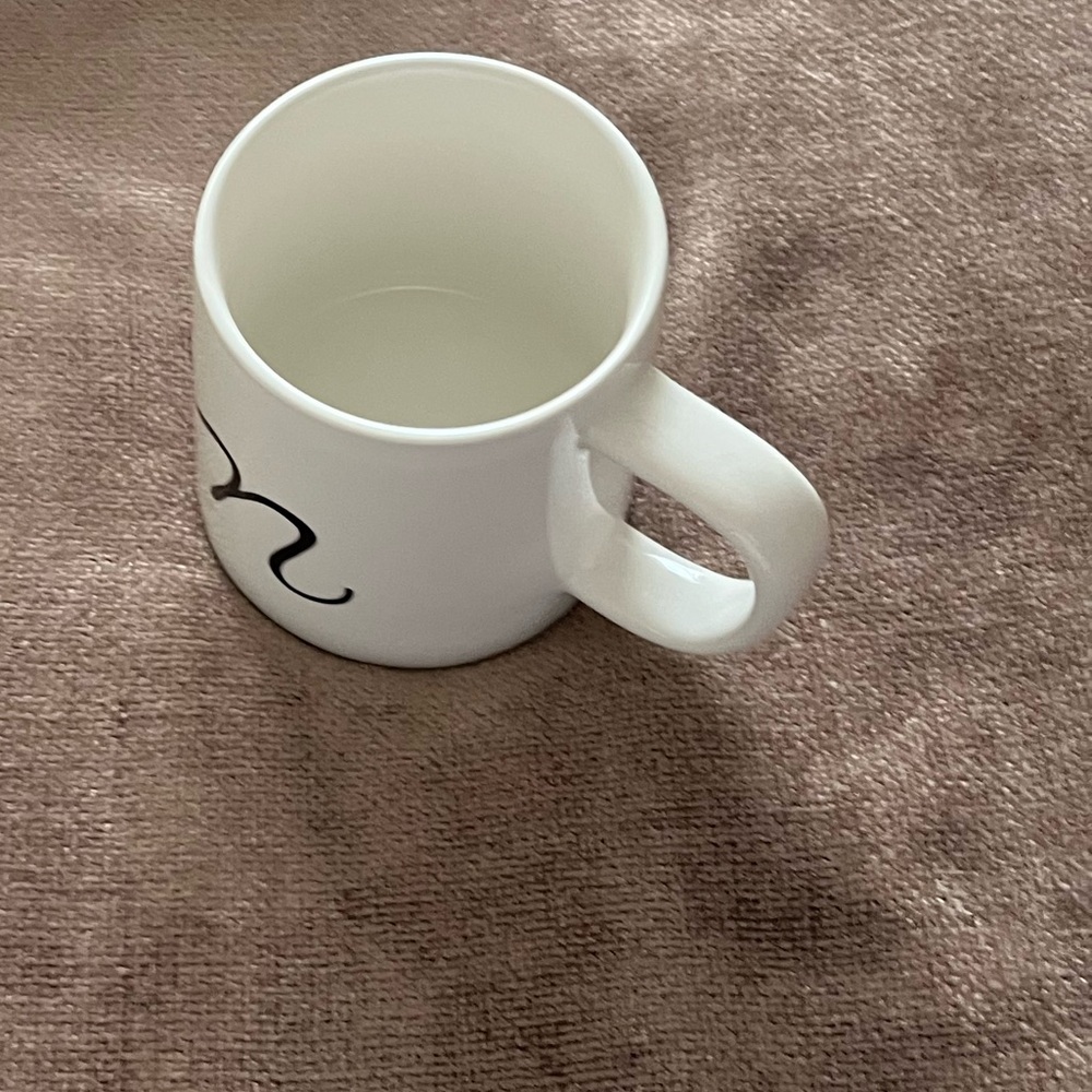 NWT Script Ceramic Mug with Letter/ Initial N - Picture 4 of 4